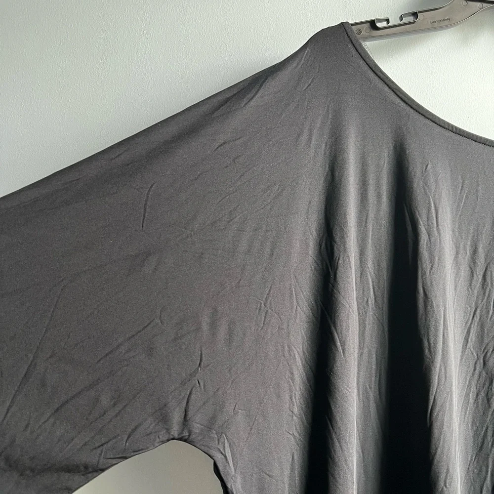 Michael Kors Women’s Side-Tie Swim Cover-Up Black Size Large